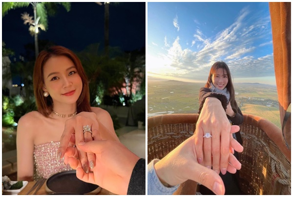 Nhiều sao Việt đã có những màn khoe nhẫn cầu hôn khiến dân tình phát “sốt”