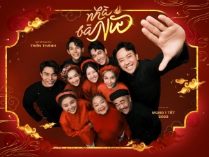 Trấn Thành và dàn diễn viên “Nhà Bà Nữ” gửi lời chúc Tết đến khán giả