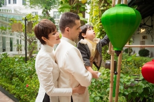 Những khoảnh khắc hạnh phúc bên nhau sum vầy của gia đình MC Phương Mai