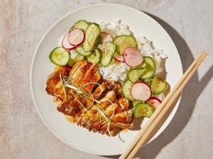 Thực đơn hàng ngày: Cơm gà sốt teriyaki 