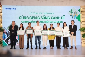 Panasonic đánh dấu hành trình đáng nhớ của chiến dịch  “Cùng Gen G sống xanh đi”