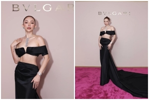 Tóc Tiên diện trang sức đắt tiền trên thảm đỏ