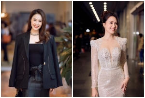 Thời trang trẻ trung của Hồng Diễm