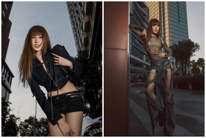 Thuý Ngân với phong cách khác lạ