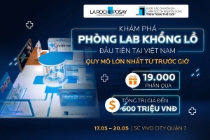 Ra mắt mô hình phòng lab khổng lồ của La-Roche Posay