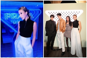 Quỳnh Anh Shyn đọ dáng cùng dàn sao Thái tại đại tiệc của Prada
