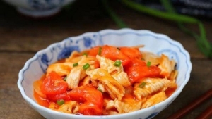 Thực đơn hàng ngày: Ức gà sốt cà chua