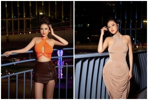 Di Khả Hân với phong cách phối đồ đơn giản, ấn tượng