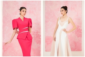 Á hậu Ngọc Thảo thanh lịch trong các thiết kế của Lê Ngọc Lâm