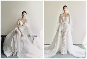 Lương Thuỳ Linh hoá thân thành cô dâu