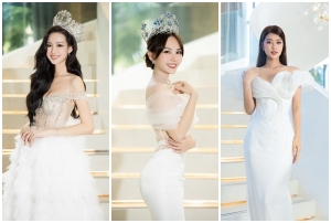 Mai Phương, Thiên Ân, Bảo Ngọc, Kiều Loan cùng khoe sắc với đầm xuyên thấu gợi cảm