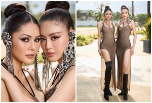 Á hậu Đặng Thanh Ngân, Hoa hậu Kim Nguyên làm vedette đêm diễn của NTK Đức Vincie