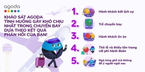Agoda tiết lộ những phiền toái hành khách hay gặp phải trong chuyến bay