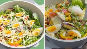 Thực đơn hàng ngày: Sốt salad sữa chua