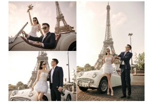 Bộ ảnh cưới ngọt ngào của Á hậu Phương Anh và ông xã