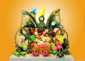 Cách bày mâm ngũ quả Trung thu