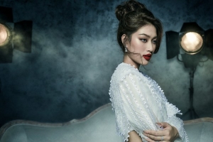 Hoa hậu Đoàn Thiên Ân sắc sảo, lạnh lùng trong bộ ảnh mới