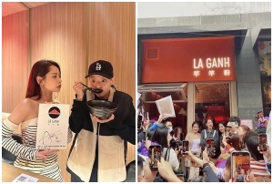 Chi Pu khai trương quán phở ở Thượng Hải, Trung Quốc