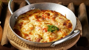 Thực đơn hàng ngày: Hải sản phô mai đút lò