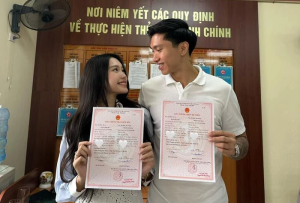 Doãn Hải My và Đoàn Văn Hậu đăng ký kết hôn