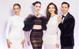 Hồ Ngọc Hà cùng Như Vân đeo trang sức kim cương đắt đỏ, tham dự sự kiện thời trang