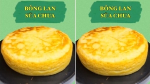 Thực đơn hàng ngày: Bánh bông lan sữa chua