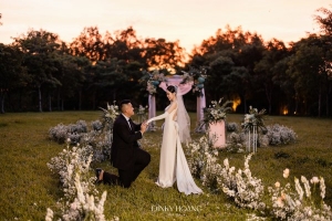 “Ông trùm sneaker” Fabo Nguyễn chi cả tỷ cầu hôn lại vợ hotgirl sau 8 năm kết hôn