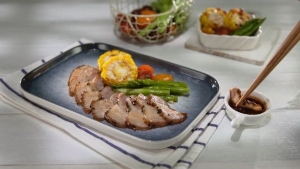 Thực đơn hàng ngày: Ba rọi nướng mè 