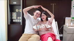 Lê Âu Ngân Anh và ông xã Phan Tô Ny chính thức thông báo có tin vui