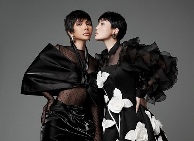 Kỳ Duyên và Minh Triệu diện những thiết kế mới của NTK Đỗ Mạnh Cường