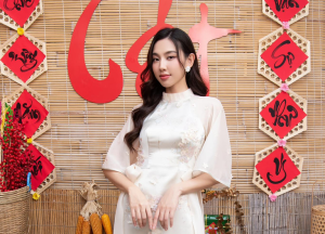 Mỹ nhân Việt khoe nét đẹp dịu dàng với các thiết kế áo dài của Lê Ngọc Lâm