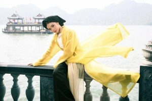 Bảo Hà mong muốn chuyển tải vẻ đẹp hữu tình tại chùa Tam Chúc