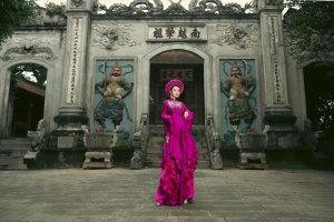 Hoa hậu Lý Kim Thảo quảng bá hình ảnh du lịch tỉnh Phú Thọ khi làm Đại sứ