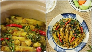 Thực đơn hàng ngày: Cá bống kho rau răm