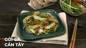 Thực đơn hàng ngày: Gỏi gà cần tây