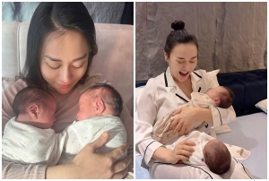  Phương Oanh đã lấy lại vóc dáng sau sinh 3 tuần