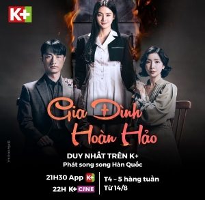 Truyền hình K+ thử tài thám tử của khán giả trong phim mới 'Gia đình hoàn hảo'