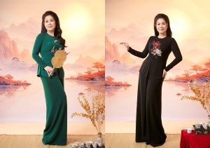 Hồng Vân, Ốc Thanh Vân thể hiện vẻ đẹp trang phục truyền thống Nam Bộ