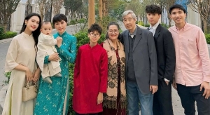 Gia đình Đoàn Văn Hậu du xuân