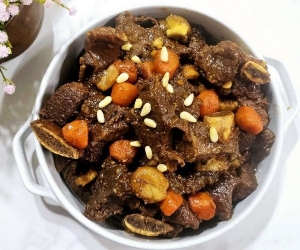 Thực đơn hàng ngày: Sườn bò hầm