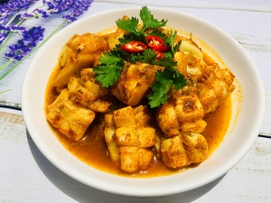 Thực đơn hàng ngày: Mực xào cà ri