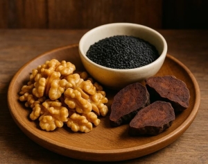 Bí quyết dưỡng tóc đen mượt, giảm rụng tóc từ 3 món ăn dân dã