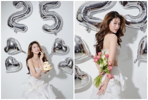 Hoa hậu Đoàn Thiên Ân đánh dấu tuổi mới bằng bộ ảnh ngọt ngào