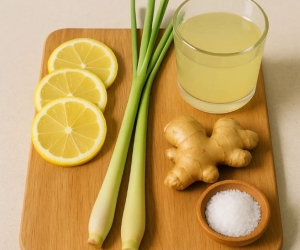 Tác dụng của cước chanh, mía, sả, gừng, muối biển với sức khỏe