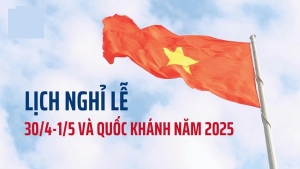 Nghỉ lễ 30/4 và 1/5 năm 2025 bao nhiêu ngày?