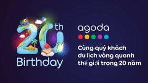 Agoda tung ưu đãi sinh nhật cực sốc trong hai tuần
