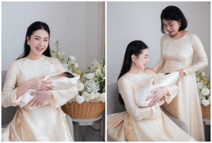 MC Mai Ngọc vừa đón con trai đầu lòng ở tuổi 35