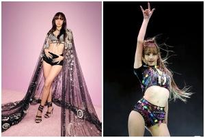 Lisa thường xuyên diện mốt khoe nội y, quần hoặc váy siêu ngắn