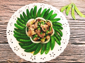 Thực đơn hàng ngày: Đậu Hà Lan xào thịt bò