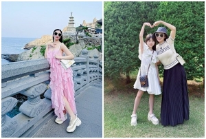 MC Kim Huyền Sâm: Người đẹp không tuổi của giới showbiz sang chảnh cùng con gái khi đi du lịch